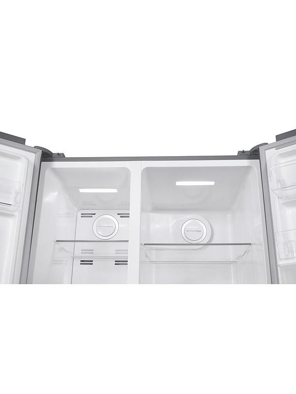 Hoover HHSBSO-6174XWDK-1 American style fridge freezer with non plumbed water dispenser - Inox - Image 6